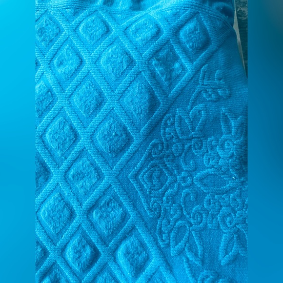 2 Tops—Size Small Boho Stretchy Floral Print & Royal Blue Stretchy Tank - Picture 9 of 10